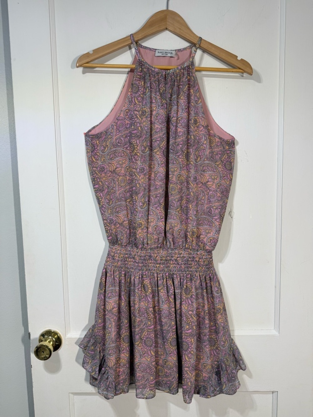 Ramy Brook Paisley Halter Dress